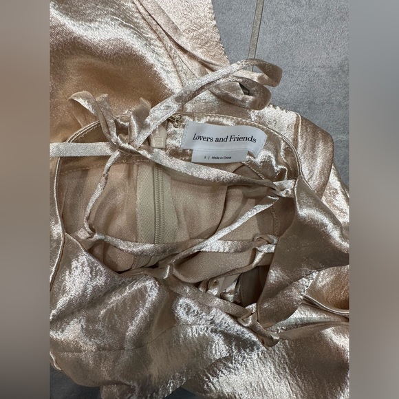 Lovers & Friends Britt jumpsuit in champagne - Picture 7 of 8